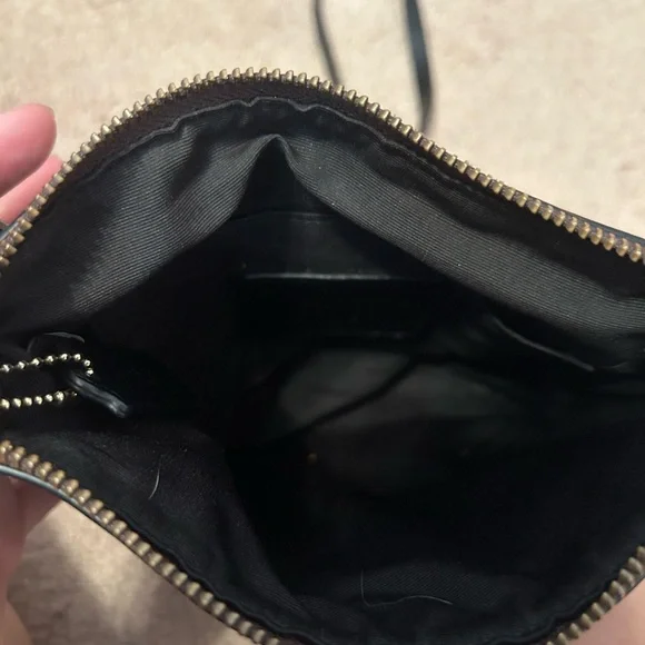 Coach Black and Brown Signature Crossbody Bag - Picture 4 of 4